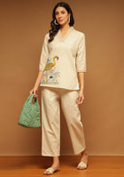 Flamingo Garden Top