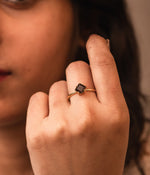 Smoky Gold Plated Ring
