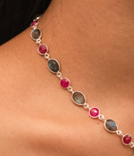 Ruby & Labradorite Necklace