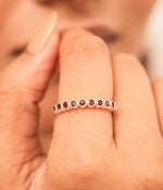 Garnet Finger Ring