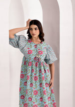 Baby Blue Bloom Dress