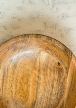 Orchid Wooden Fruit Bowl