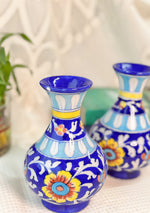 Blue Pottery Blue Genie Vase