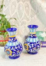 Blue Pottery Blue Genie Vase