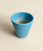 Tall Blue Ceramic Planter