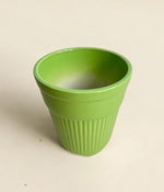 Tall Green Ceramic Planter
