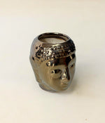 Resting Buddha Face Ceramic Pot
