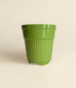 Tall Green Ceramic Planter