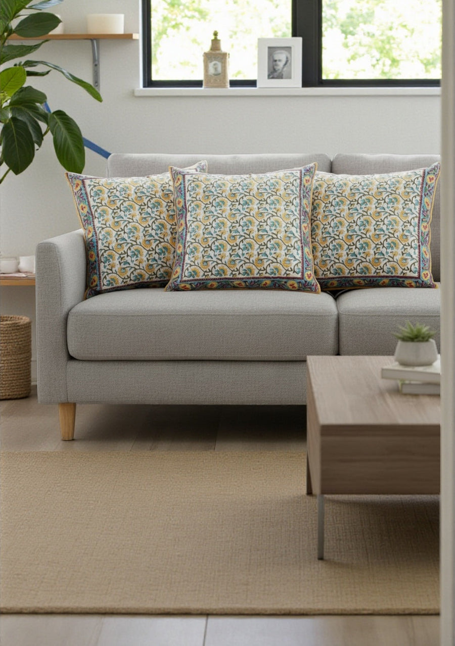 Lemon Tree Cushion Cover