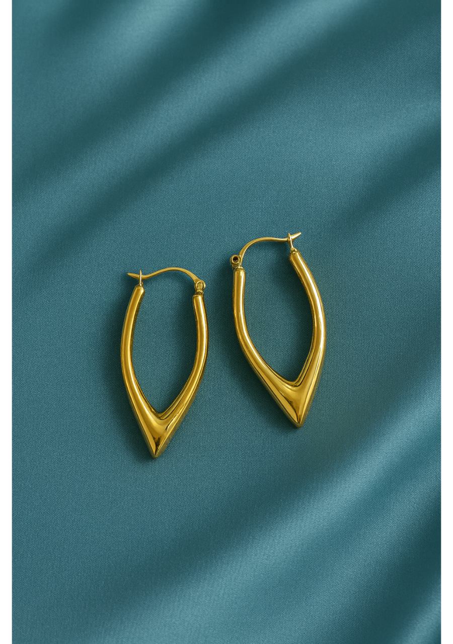 Marquise Glow Hoops