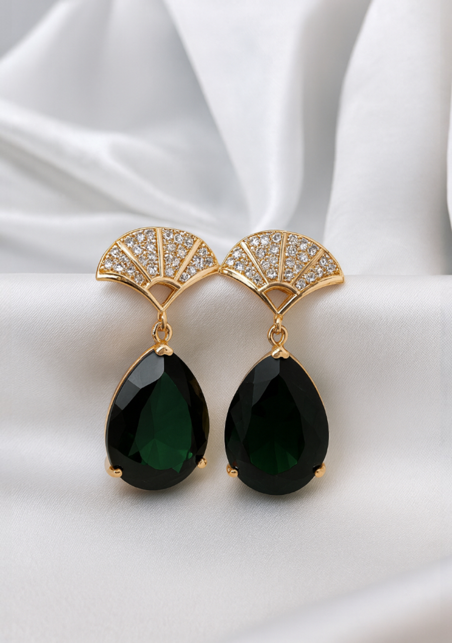 Emerald Fan Luxe Drops