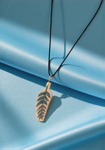 Leaf Necklace - Dark