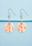 Sea Inspired Pink Earrings