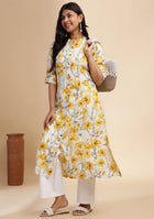 Saffron Whisper Kurta