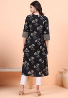 Black Magic Blossom kurta