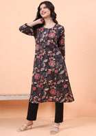 Inky Floral Kurta