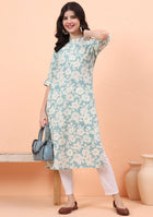 Mint Blossom Kurta