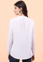 WHITE SOLID PINTEX TOP
