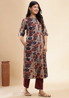 Terracotta Forrest A-Line Kurta