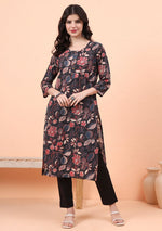 Inky Floral Kurta