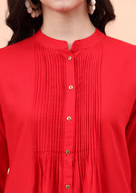 Solid Pintex Red Top