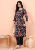 Inky Floral Kurta