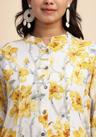 Saffron Whisper Kurta