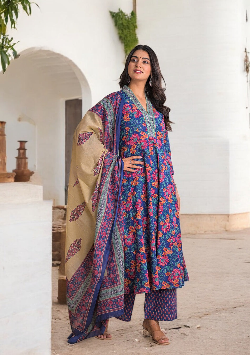 Ammanya Royal Phool Baagh Anarkali Set