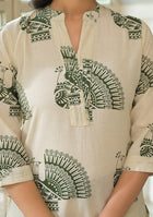 Green Peacock Co-ord Set