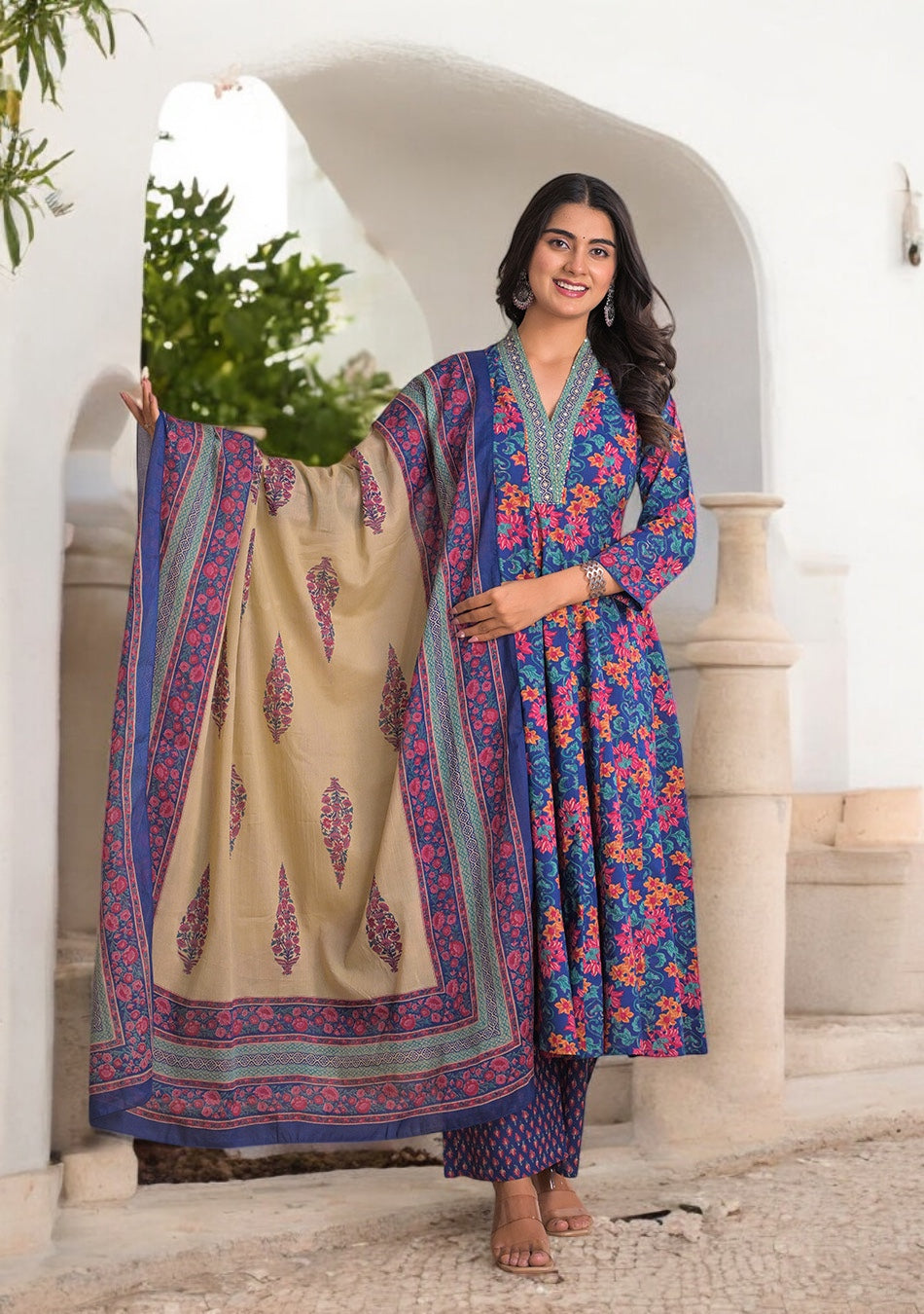 Ammanya Royal Phool Baagh Anarkali Set