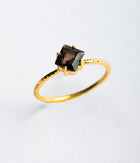 Smoky Gold Plated Ring