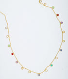 Eternal Love Necklace with Semi-Precious Gems